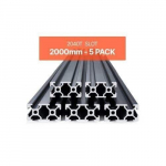 Alumiiniumprofiil 2040 &ndash; Lineaarne siin 2000 x 20 x 40 mm (5 tk komplekt)