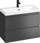 Cersanit MODUO Slim 80 valamukapp koos valamuga, must