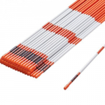 Sisses&otilde;idutee t&auml;hised, 50 tk, 0.79x122 cm, oranž, klaaskiud, peegeldav teip