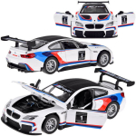 Metallist auto BMW M6 GT3 valgus- ja heliefektidega