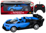 Sportauto RC 1:18 kaugjuhtimispuldiga, sinine