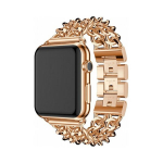 Apple Watch Chain Roostevaba Teras Rihm &ndash; Roosa Kuld 42/44/45mm