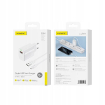 Foneng Eu64 18w v&otilde;rgulaadija Micro Usb kaabliga, valge