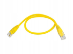 Lan v&otilde;rgukaabel Rj45 Utp Cat 5e, 0,5m, kollane