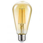 LED Dimmable filament bulb E27, ST64, 10W, 1100lm, 3000K, 360&deg;, mere
