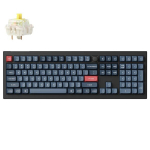 Juhtmevaba m&auml;nguklaviatuur Keychron V6 Max Wireless V6M-D4 Gateron Jupiter Banana, Inglise (US), must v.