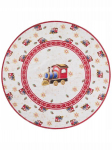 Villeroy & Boch Toy's Delight Limited Edition &uuml;mmargune vaip 160x160 kreemikas/punane