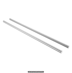 Lineaarliikumise vardakomplekt, 25x1000 mm, s&uuml;sinikteras, k&otilde;rge t&auml;psus