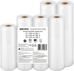 Wevac toiduainete vaakumrullid 15&times;300 cm (1 tk), 20&times;300 cm (3 tk), 28&times;300 cm (2 tk)