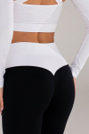 Push‑up efektiga retuusid FLEXING LEGGINGS GLAM Flexit Giulia, v&auml;rv black/white