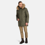 Huppa Meeste talveparka DAVID 1, dark green