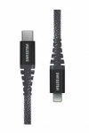 Swissten Kevlar Kabelis USB-C | Lightning 1.5m | 60w