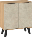 Sven SVN-01 kahekohaline kummut &ndash; praktiline panipaik Cremona tamme / Granada mandli viimistlusega