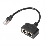 Etherneti Jagaja RJ45 &Uuml;hendusega, Must