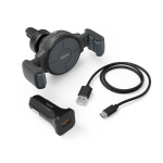 Telefonihoidja Hama FC10 Flex-Set juhtmevaba autolaadija, 10 W