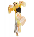 "HAAREMITANTSIJA" (s&auml;rk, litritega jakk, looriga p&uuml;ksid, v&ouml;&ouml;, looriga peakate)