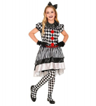 "VINTAGE CLOWN" (kleit volangide, paela ja kinnastega)