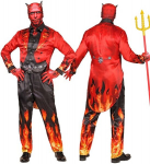 "KURADILIKU KIIRE KOST&Uuml;&Uuml;MI" (jope, p&uuml;ksid, kindad, sarvedega mask)