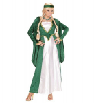 "RENESSANSSIKUNINGANNA" samet &ndash; roheline &ndash; (kleit, peakate)