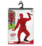 "PUNANE NINJA" (lipsudega mantel, lipsudega p&uuml;ksid, rinnakaitse, mask)