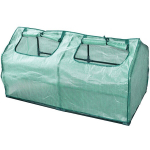 Kompaktne ja mahukas mini kasvuhoone v&auml;litingimustesse ja terrassidele 120&times;60&times;60 cm vastupidav PVC kate 2 ventilatsiooniakent BESK