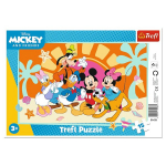 Pusle Trefl Mickey Mouse and Friends, 15 detaili, raamitud, hariv