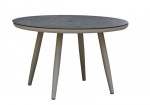 Metallist &otilde;uelaud Home4You Silva &uuml;mmargune 120 cm liivakarva modernne