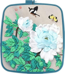 Cleana Arts plastikust tikkimisraam ruudukujuline ristpistes tikkimisraam tikkimisk&auml;sit&ouml;&ouml; &otilde;mblemiseks (25x28cm)