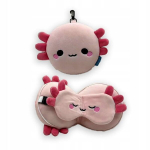 Axolotl reisipadi ja silmamask - pehme aksessuaar