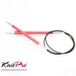 Knitpro Zing metallvardad traadil 150cm 6,5mm