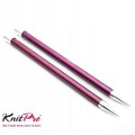 Knitpro Zing metallist sirged vardad 35cm 12.00mm