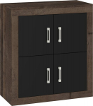 Kummut Meblocross Verin VRN-01, 4-ukseline, puidu imitatsiooniga, praktiline