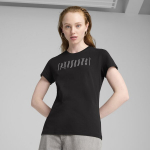 PUMA naiste vabaaja T-s&auml;rk PUMA SPORT Graphic Tee PUMA Black - 68504201, must