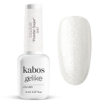 Kabos Gelike 047 Powder Sugar, 8ml &ndash; professionaalne h&uuml;briidlakk, &otilde;rn tuhksuhkru valge