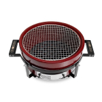Keraamiline grill Kamado Bono Hibachi Evo, punane