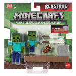Tegelaskuju Minecraft Redstone laetud JKK00 l&otilde;ksumehhanismi tarvikud