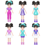 M&auml;nguasi Polly Pocket JKR51 Suur Ripatsi Kompaktne M&auml;ngukomplekt