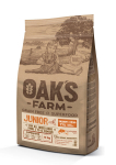 OAKS FARM teraviljavaba kuivtoit igat t&otilde;ugu noortele koertele, l&otilde;he ja krilliga 12 kg