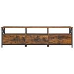 TV-alus, 178x40x50 cm, pruun-must, terasraam