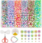 P&auml;rlmutterhelmed ehete ja k&auml;ev&otilde;rude jaoks, 4-10 mm, rohelised, 1890 tk.