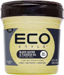 Eco Style Black Castor & Flaxseed Oil juuksegeel - tugev hoidvus