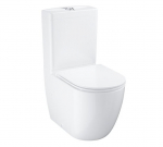 P&otilde;randale paigaldatav WC-pott BauCeramic App Goclean, rimless koos QR/SC Slim kaanega