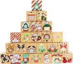Tee ise advendikalender t&auml;itmiseks 24 karpi 7x7x7 cm