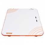 T&auml;ispuhutav ujuv dokk 304x304x15.2 cm valge oranž, PVC, veesaar