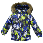 Huppa Laste talvejope VIRGO, blue pattern, 80