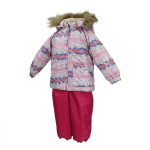 Huppa Laste komplekt AVERY, pink bear pattern/ fuchsia