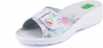 Naiste ortopeedilised sussid Saitdress, valge/lilleline, 38