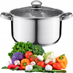 Roostevabast terasest pott Fortis 22cm, 4,5l, kaanega, induktsiooniks