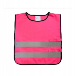Laste helkurvest 42x45cm, roosa