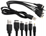 M&auml;ngukonsool 5in1 Usb laadimiskaabel Gba Sp, Psp, 3ds, Wii U jaoks